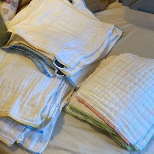 41 Cotton Cloth Diaper Inserts/ Prefolds
